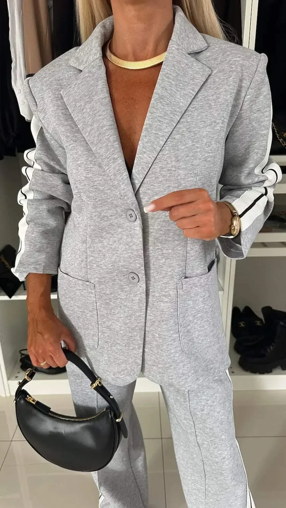 Conjunto Milano – Blazer + Calça Casual com Pegada Esportiva